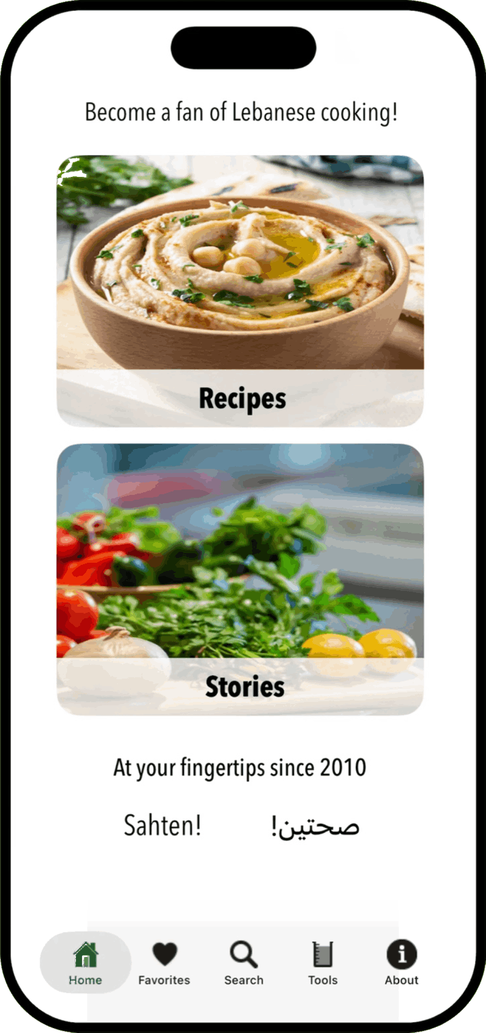 100 Lebanese Recipes iOS App