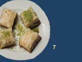 Baklawa: Assorted nuts-and-syrup-soaked Mediterranean pastry dessert.